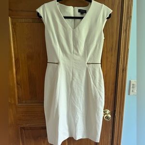 Tahari ASL white dress